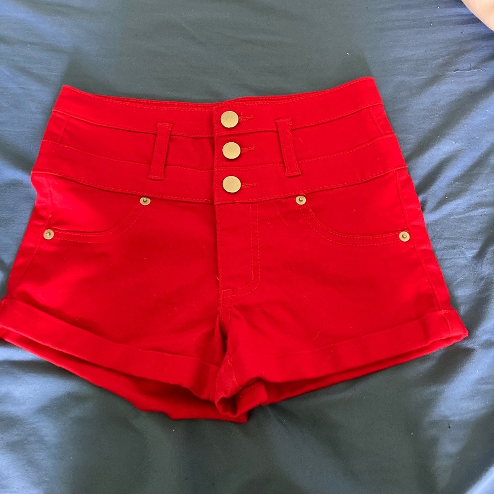 High waisted shorts